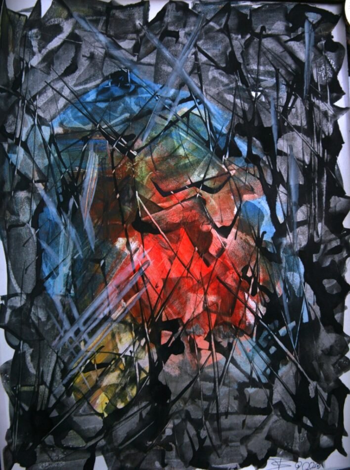 МОЯ МАНАМА Этюды гуашью на бромосеребряной бумаге Владимира Виноградова, сподвижника Темпоральной реальности