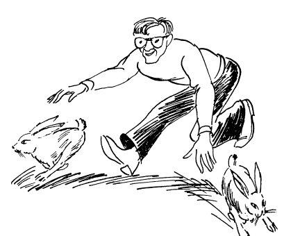 Время от времени я всё же ловлю двух зайцев!