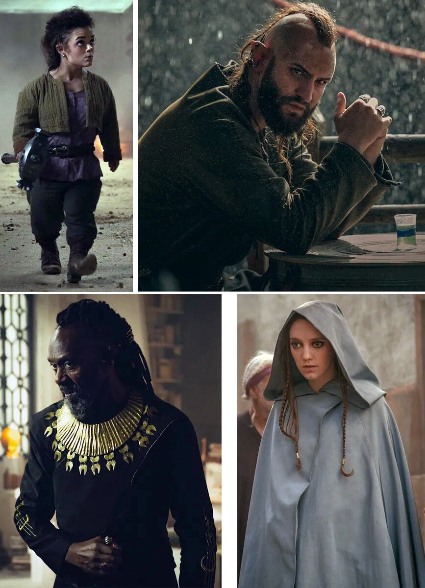 Верхний ряд: Мелдоф, Каллан. Нижний: Балор и Мервин. Источник witcher-tv.ru