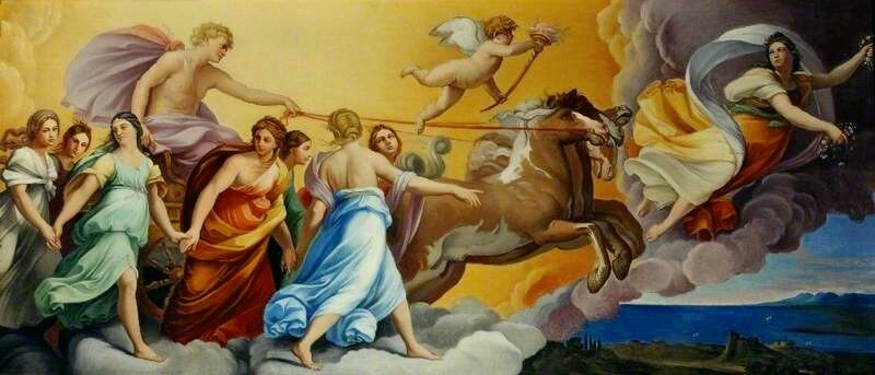 Аврора и Колесница Солнца, управляемая Аполлоном (Aurora and the Chariot of the Sun Driven by Apollo).