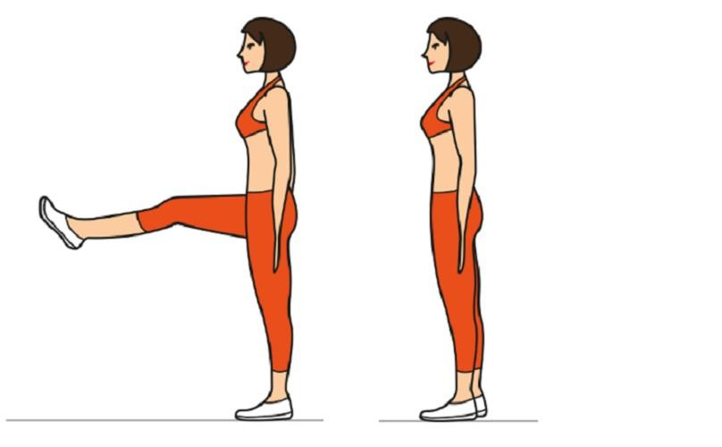 Стой обратно. Махи ногами вперед назад в сторону. Упражнение махи ногами вперед. Разминка для ног. Махи ногами стоя.