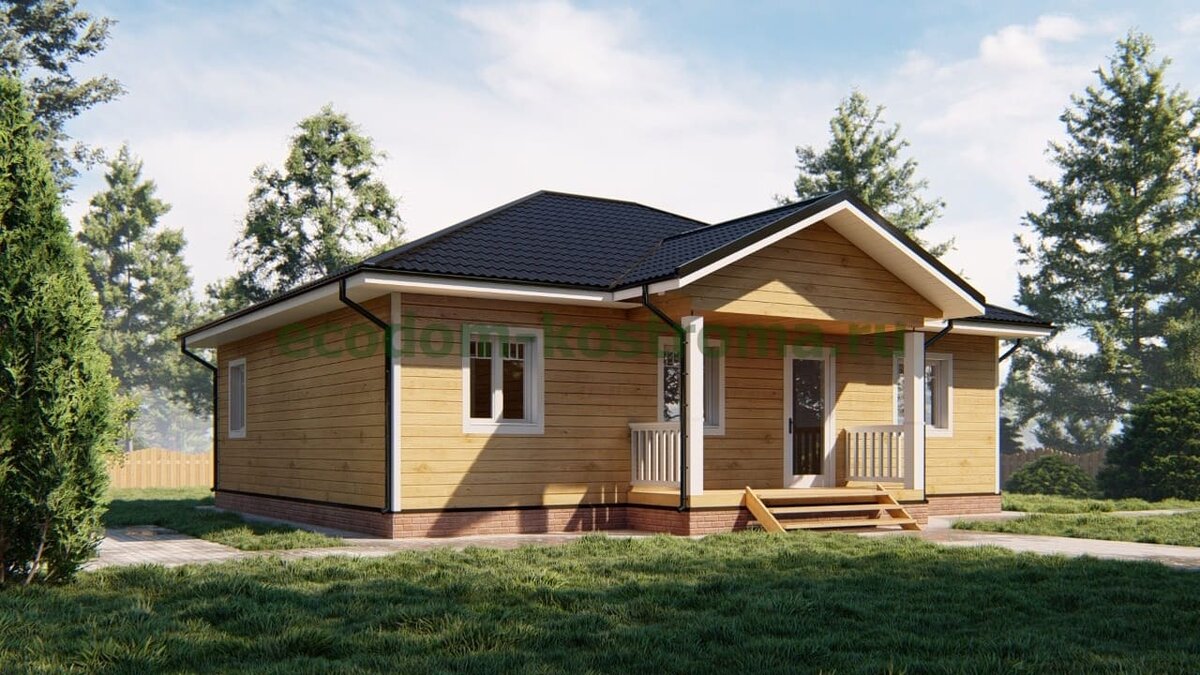 Дом из бруса ДБ-219