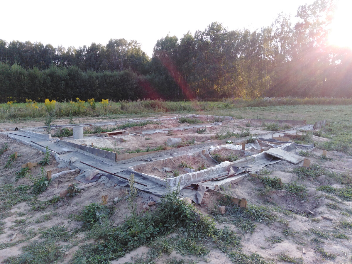 Закат в начале сентября. Вид на южную сторону