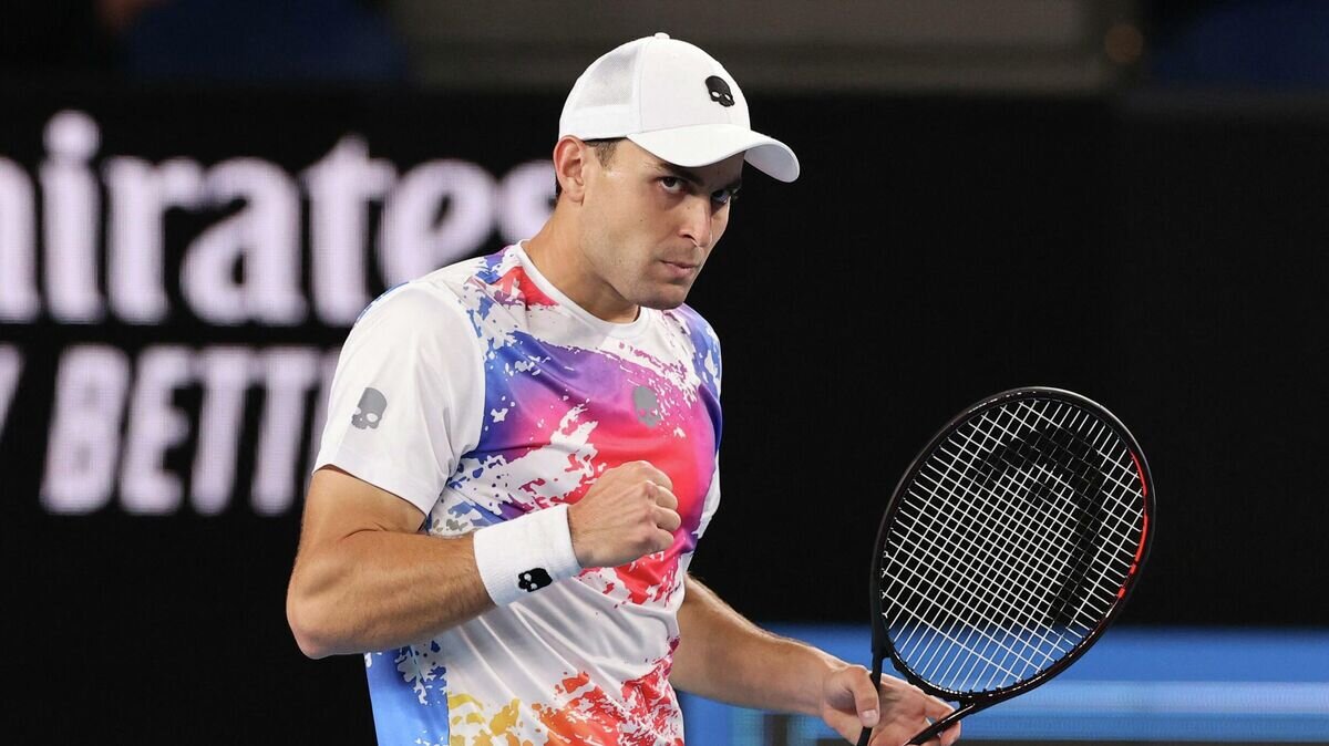    Российский теннисист Аслан Карацев© официальный твиттер Australian Open