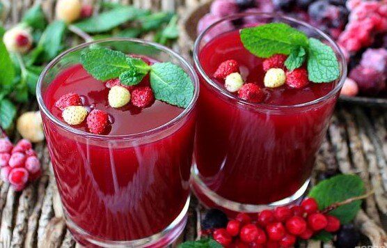 Кисель из замороженных ягод