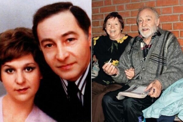 Супруги в разные годы жизни. 