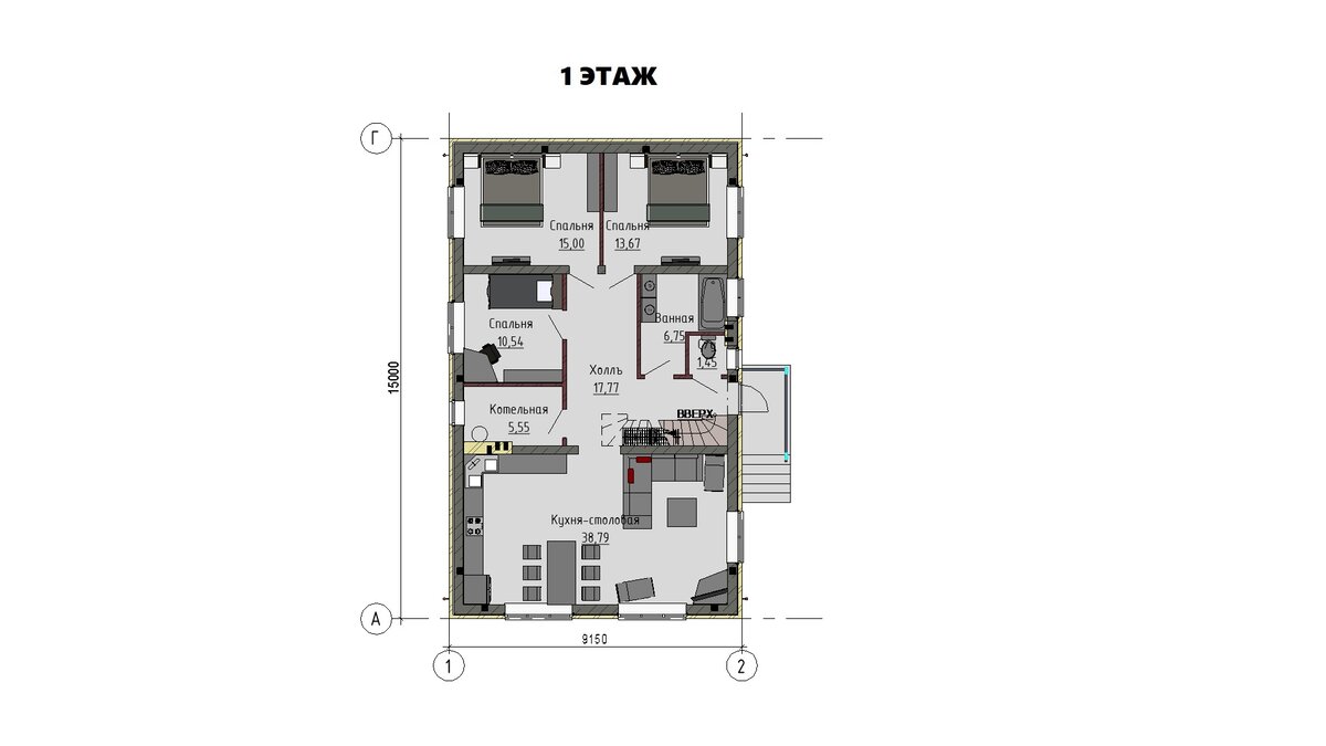 План 1го этажа