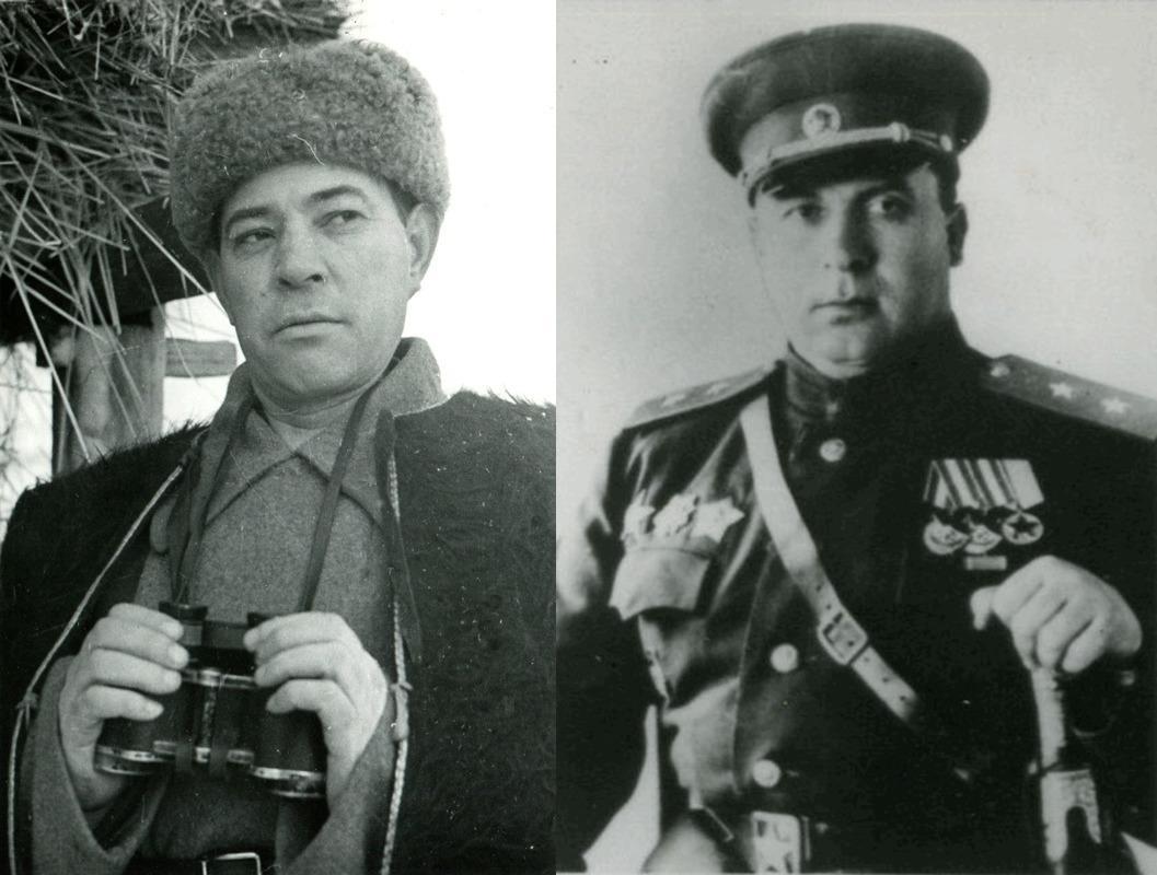 Командиры кавалерийских корпусов В.К. Баранов и С.В. Соколов. Ссылки на биографии — в конце статьи.