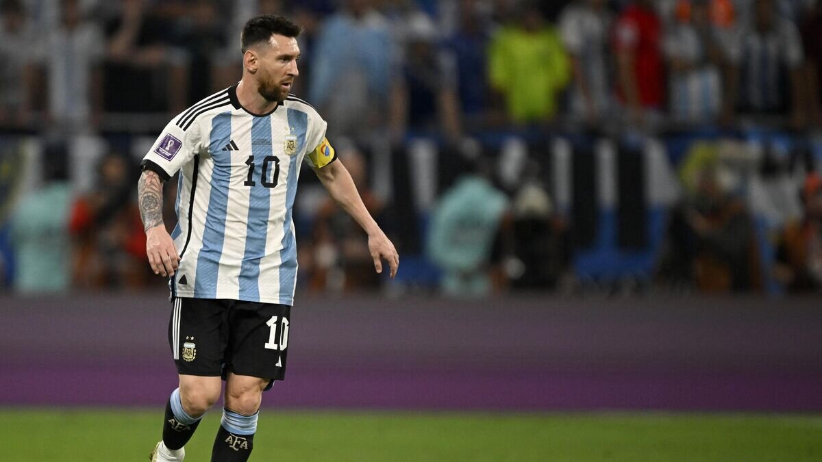    Нападающий сборной Аргентины Лионель Месси© AFP 2022 / ALFREDO ESTRELLA