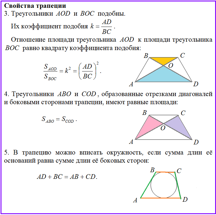 Отношение площадей треугольников