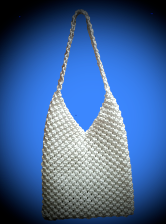 Сумка из кордового шнура диаметром 3 мм