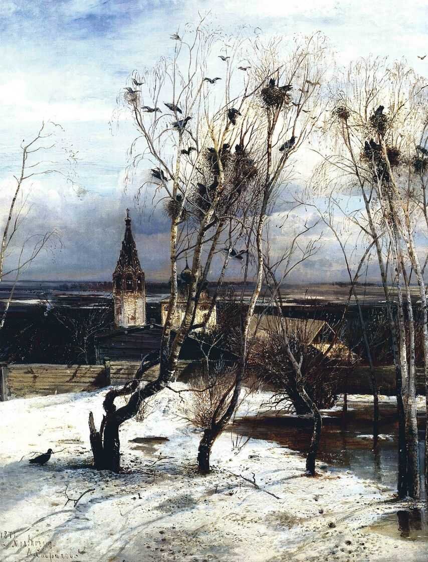 Алексей Саврасов. «Грачи прилетели»