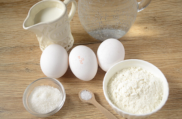 состав блинов на минералке