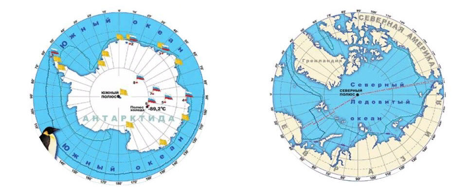 Причины сурового климата антарктиды