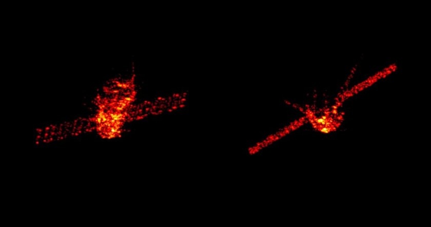 Изображение космической станции «Тяньгун-1» на радаре. Фото: epa/vostock-photo