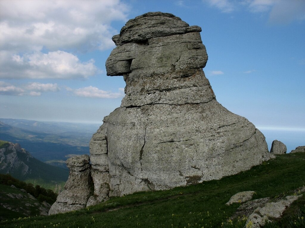 "Крымский Сфинкс". Скальное образование на горе Демерджи