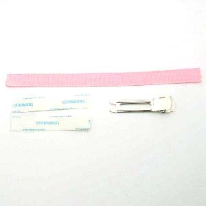 Вам понадобится : заколка, лента и двухсторонняя клеевая лента.