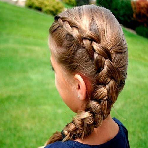 Косы для девочек – 56 Фото косичек на длинные, средние и короткие волосы