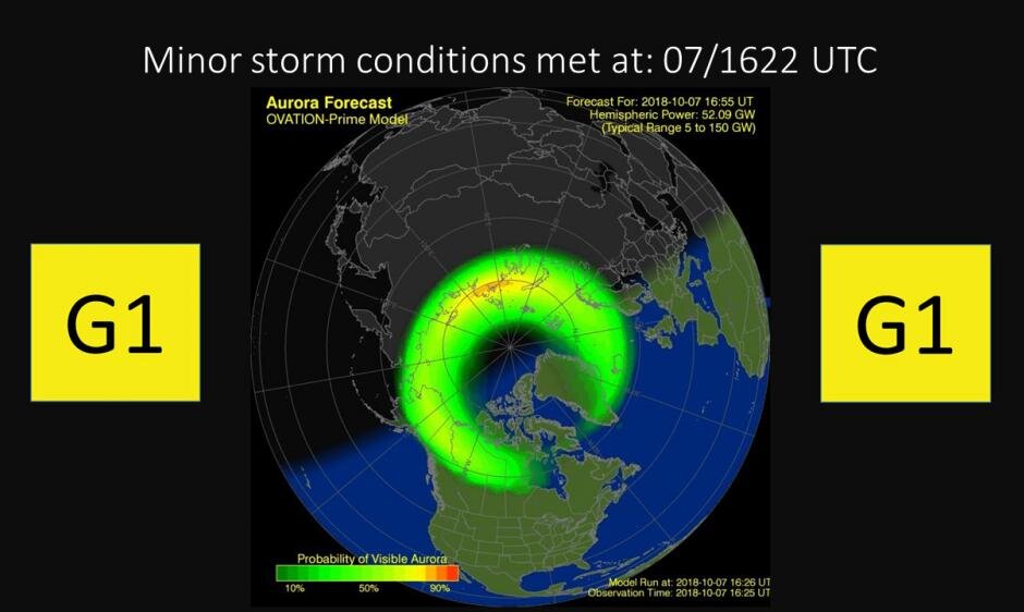 Уровни магнитных бурь NOAA. Магнитная буря карта земли.