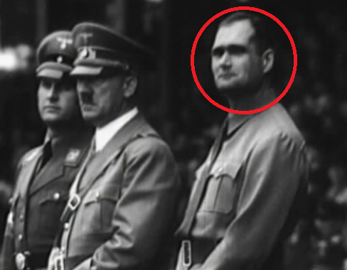 Ближайший помощник фюрера и его заместитель по НСДАП Рудольф Гесс