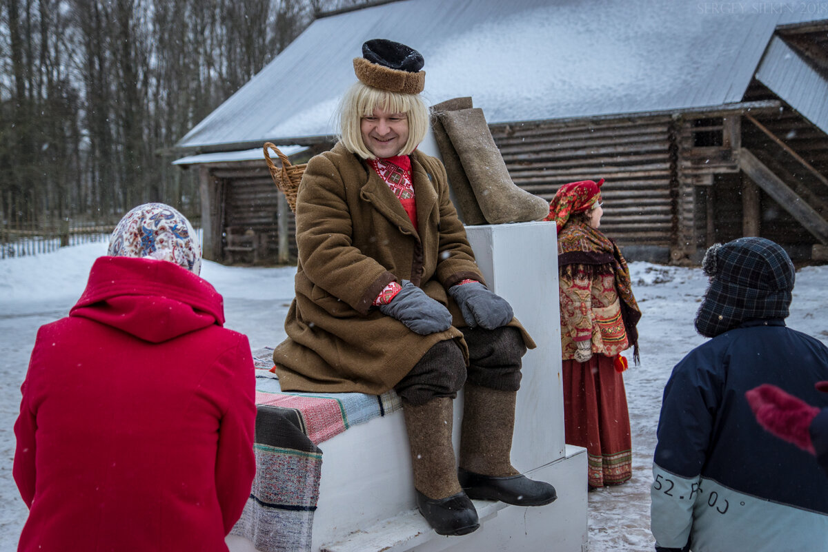 Емеля нашел парковочное место для своей печи.