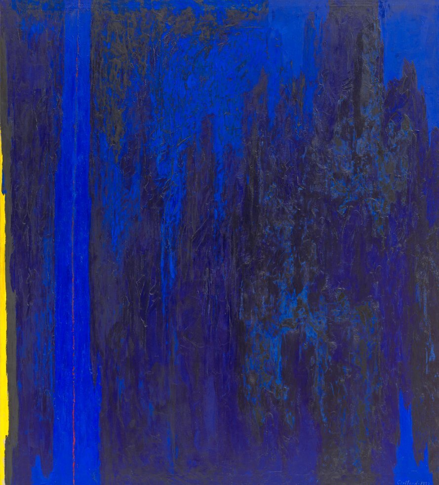 Клиффорд Стилл "1952-A" (1952 г.) - масло, холст - 300 х 269 см. - Музей современного искусства в Сан-Франциско, Сан-Франциско, Калифорния, США