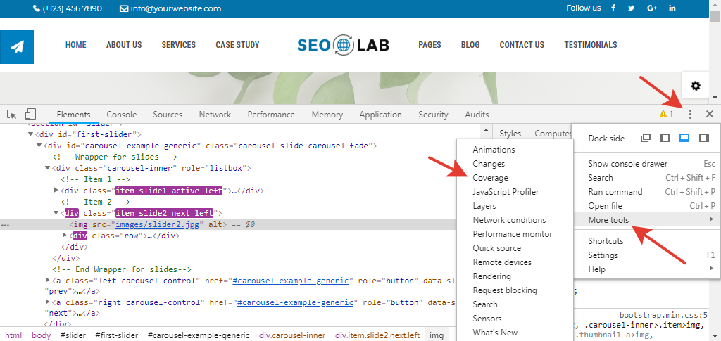 Это консоль браузера Google Chrome.