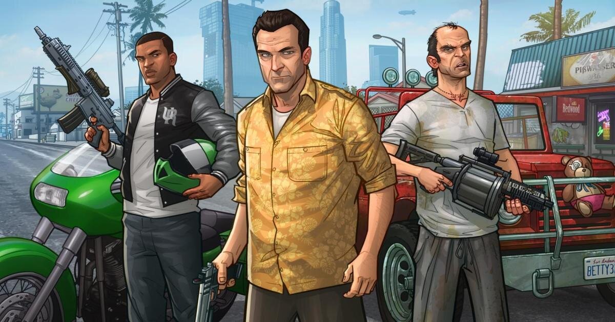                                                          Герои  GTA на страже правды.