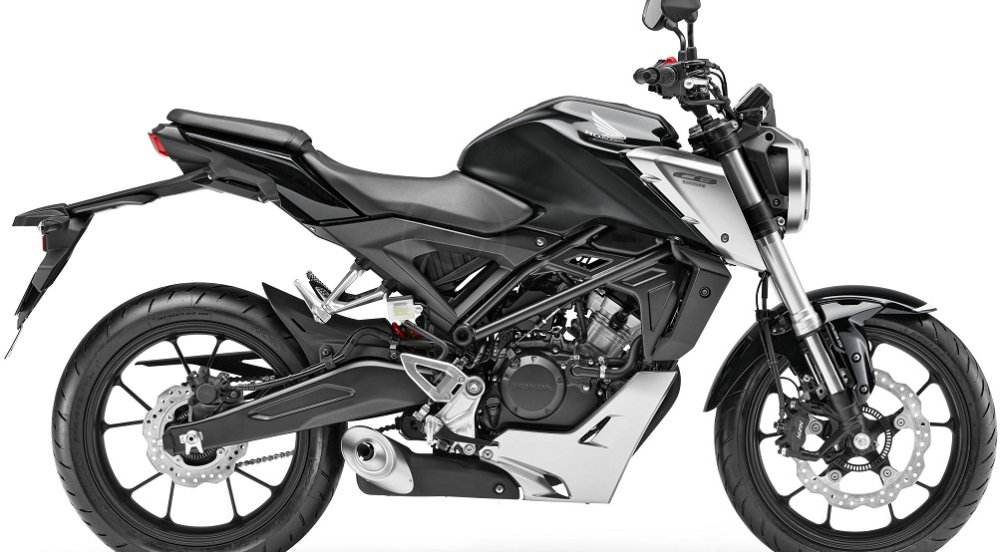 Мотоцикл Honda CB125 — это яркий представитель японской компании со всеми вытекающими из этого последствиями — японское качество практичность, а главное надежность. Лаконичный дизайн подчеркнет мужество и харизму его владельца. Из наиболее полезного оснащения стоит выделить встроенный индикатор выбранной передачи, что благоприятно сказывается на комфорте управления как для новобранца, так и для видавшего виды байкера. А низкий ценник дает нам право удостоить его в нашем рейтинге «лучший недорогой мотоцикл для дорог». 
Другими словами, этот байк является универсальным и отвечает всем требованиям современного человека.

мотор: объем 124 см3;
производительность: 10 л.с.;
максимальная скорость: 120 км/ч.;
стоимость: от 151 тыс. рублей;