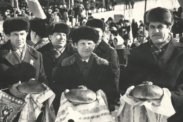 Встреча делегации «Корабля мира и дружбы» с Хоккайдо. 1982 год.