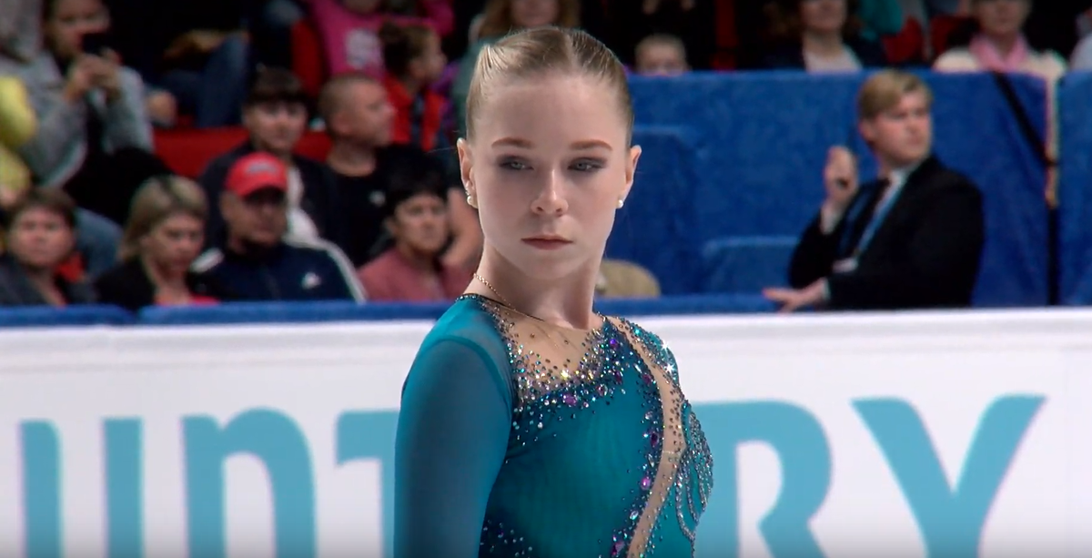 Вика Васильева. Скриншот с выступления