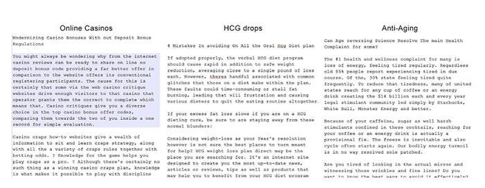 Примеры работы «спам-машины» Джеффа Дейча прямиком из 2009 года
