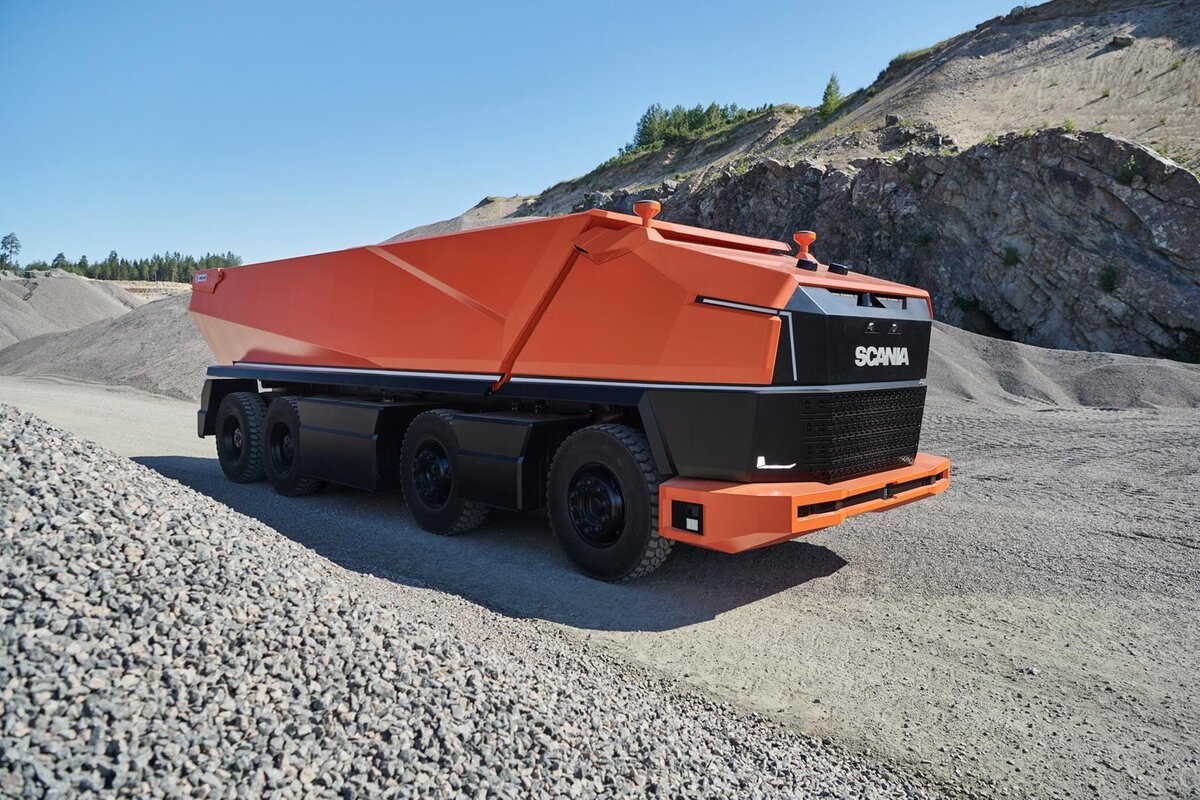 Автономный грузовик Scania AXL