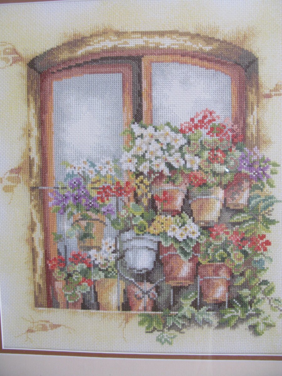 "Окно с геранью". Фото автора