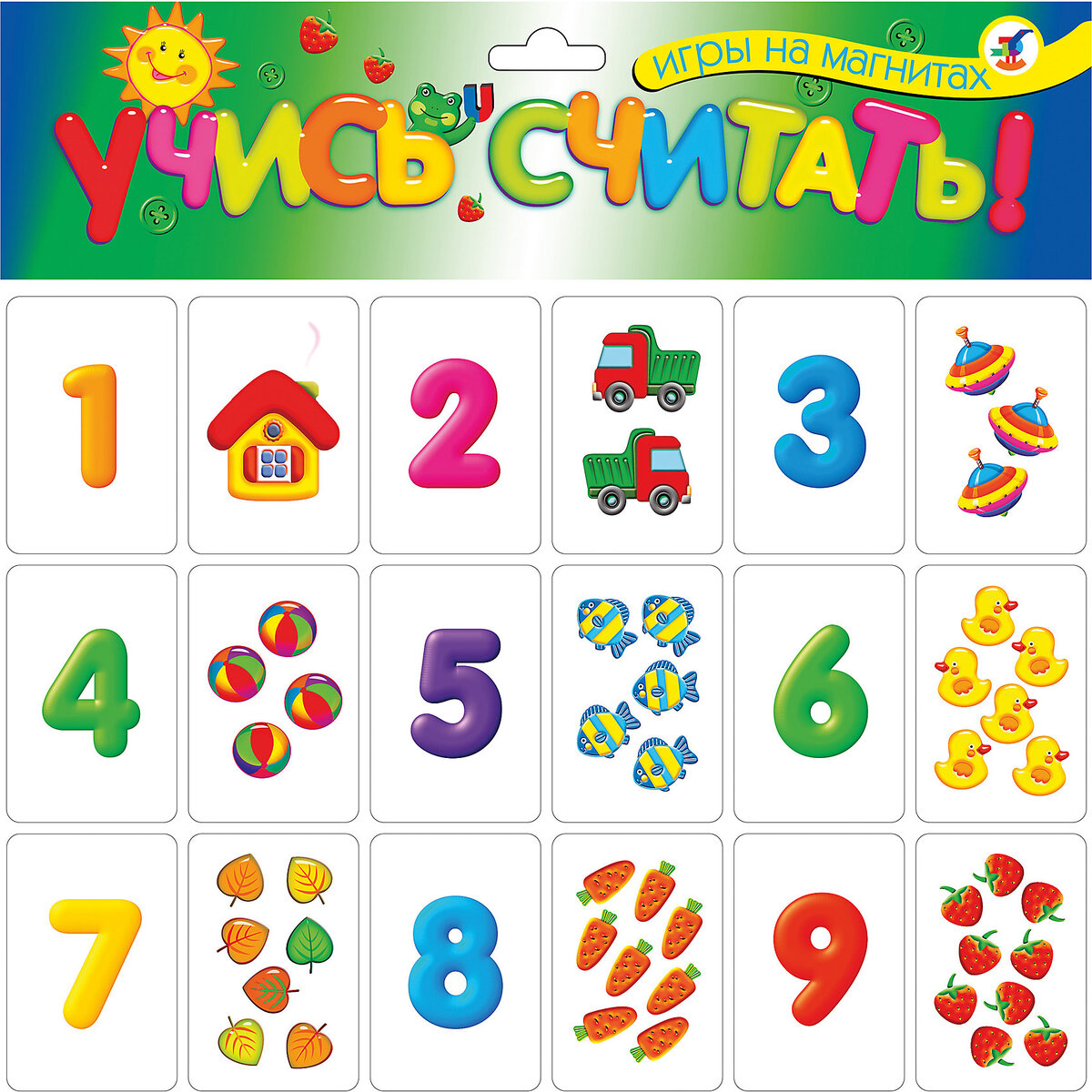 Карточки на магнита. 