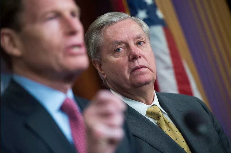 Р. Блюменталь (слева) и Л. Грэм одни из авторов Earn IT Act. Фото: cnet.com