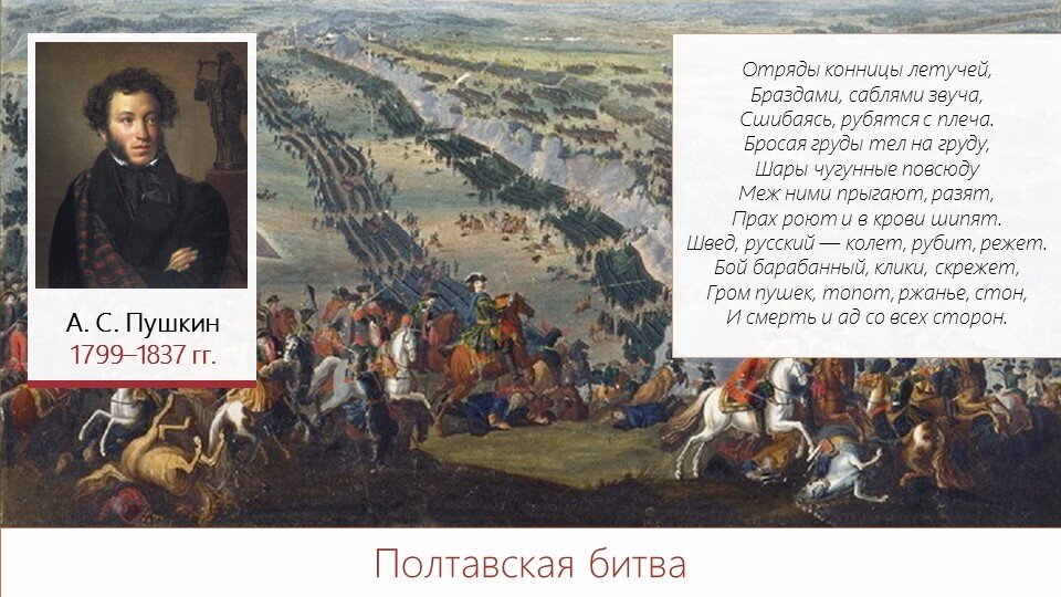 Сочинение по картине полтавская битва