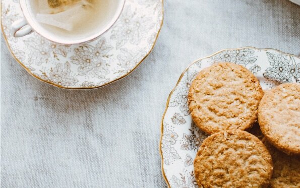 Яблочно-овсяное печенье. Изображение используется по лицензии Simplified Pixabay License