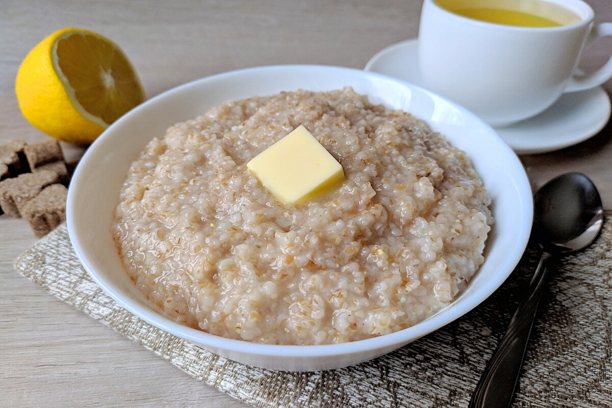 Полтарелки каши