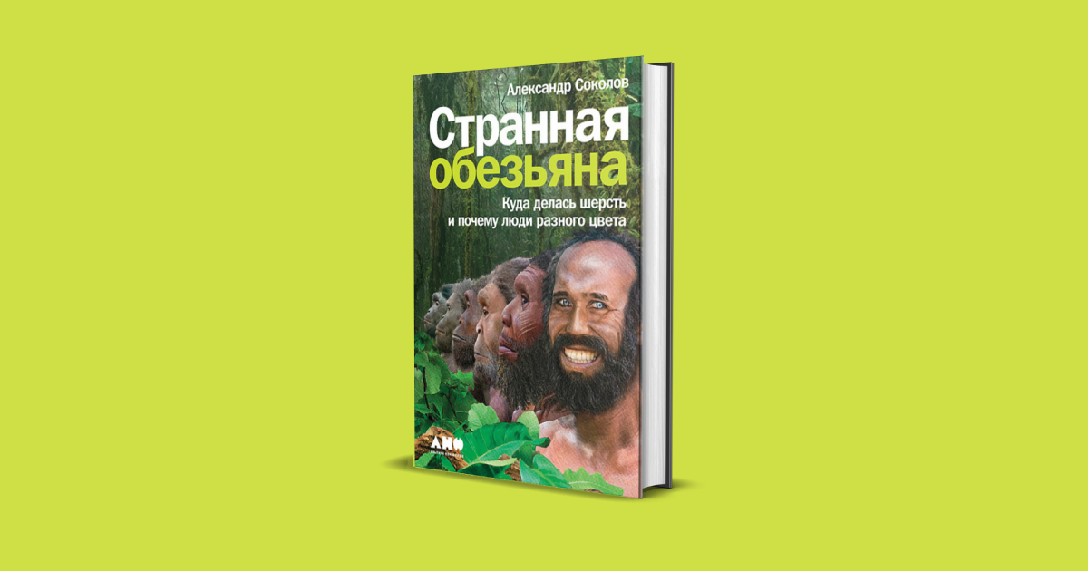 «Странная обезьяна. Куда делась шерсть и почему люди разного цвета» (Александр Соколов, Альпина нон-фикшн, 2020)