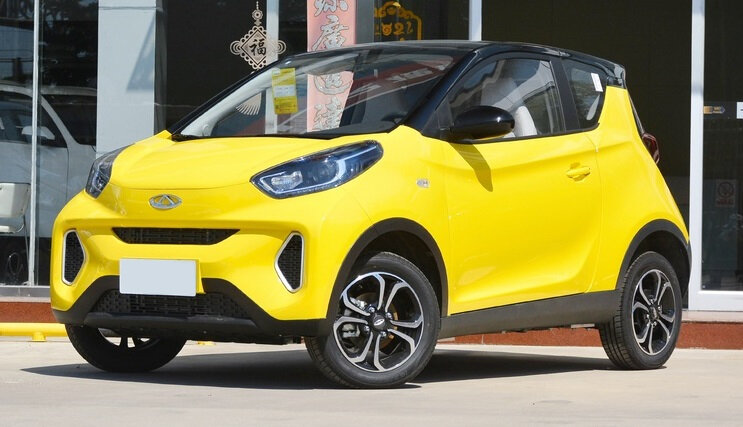На фото: электрокар Chery Little Ant (EQ1)