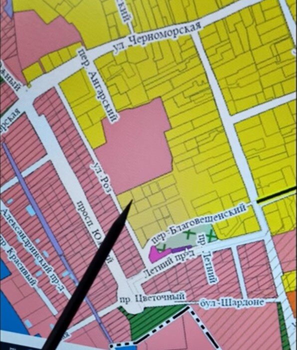 Генплан после текущих изменений, которые еще "секретные" и окончательно не принятые