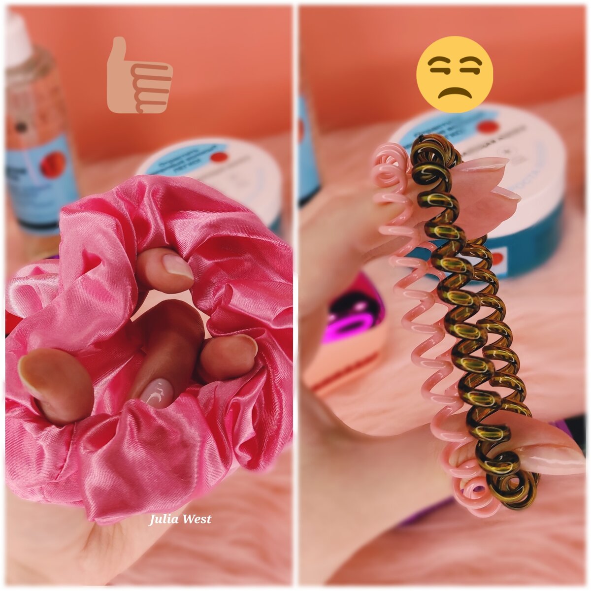 Всем большой привет, на связи Юля! У меня резинки из искусственного шёлка, покупала на Али Экспресс. 