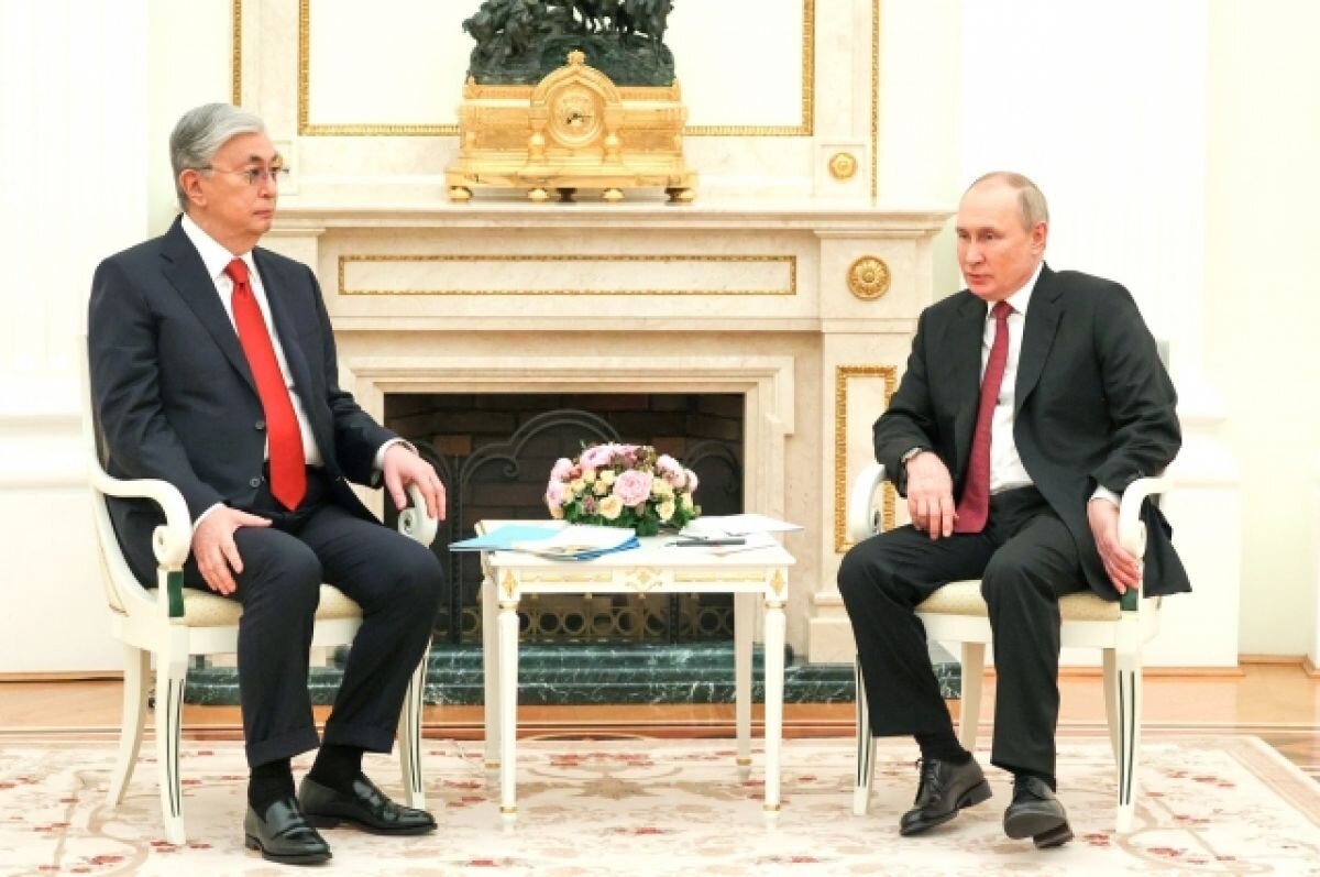   Путин: отношения России и Казахстана развиваются в позитивном ключе