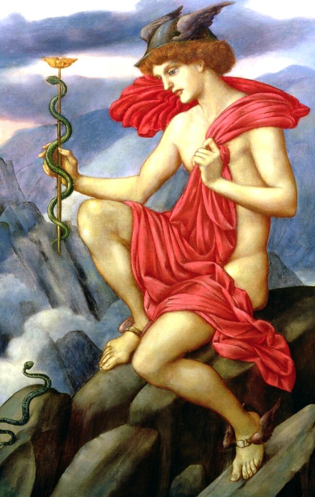 Evelyn de Morgan - Mercury, 1870-1873