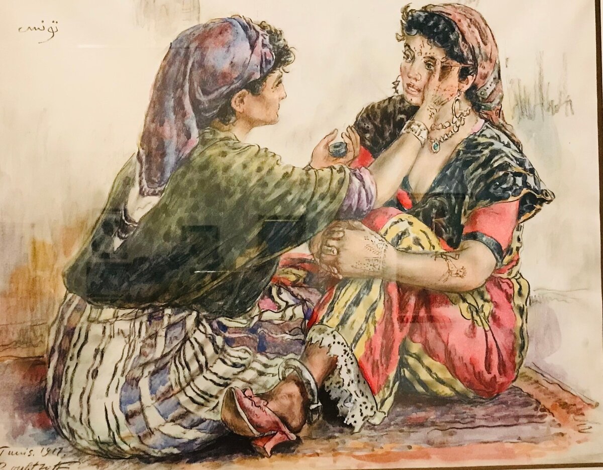 Александр Рубцов. Харкос, Тунис. 1917 г.