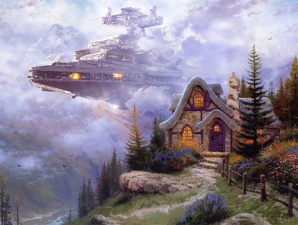 Картина Томаса Кинкейда (Thomas Kinkade)