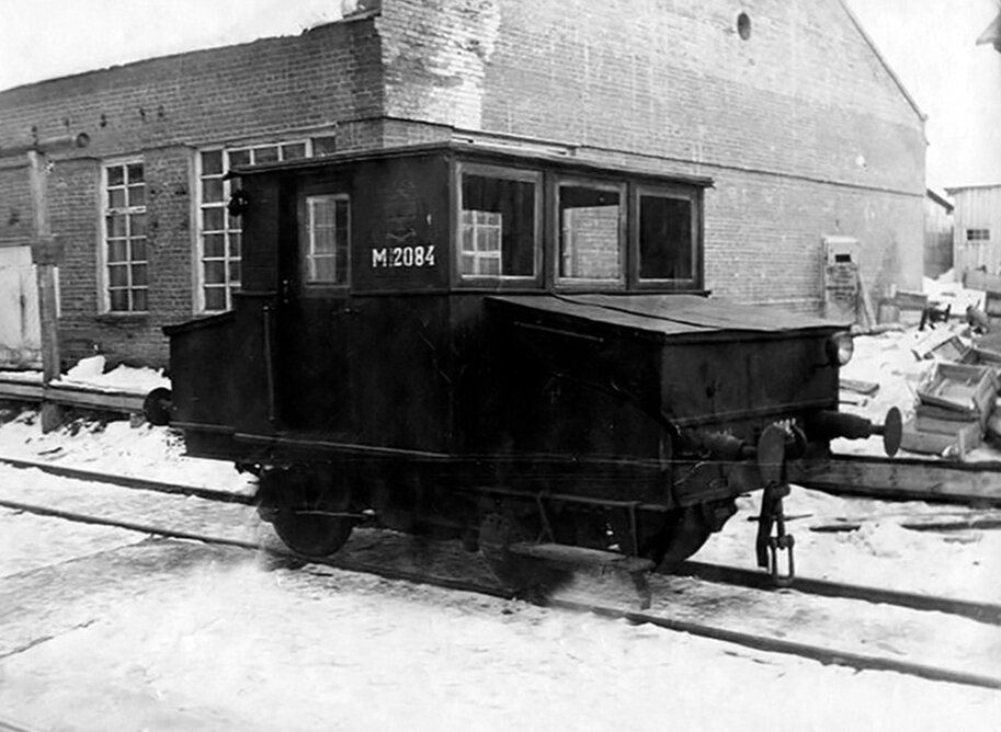 Мотовоз М3/2-2084. Вологодская область, 1940-е годы.