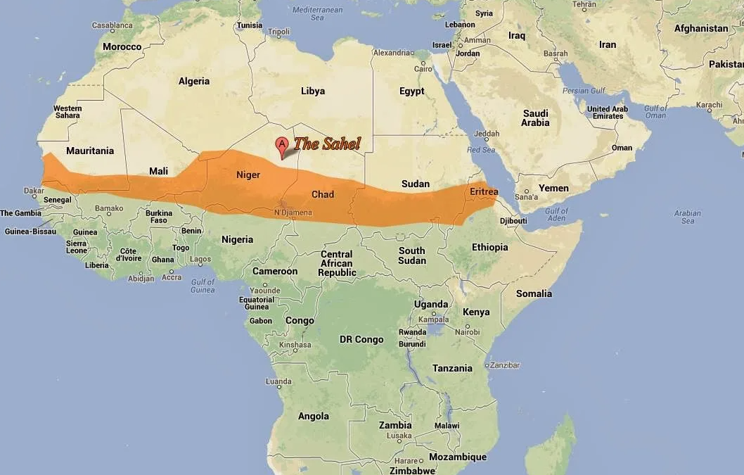 Сахара Сахель. Зона Сахеля в Африке на карте. Пустыня Сахель. Регион Сахель в Африке.