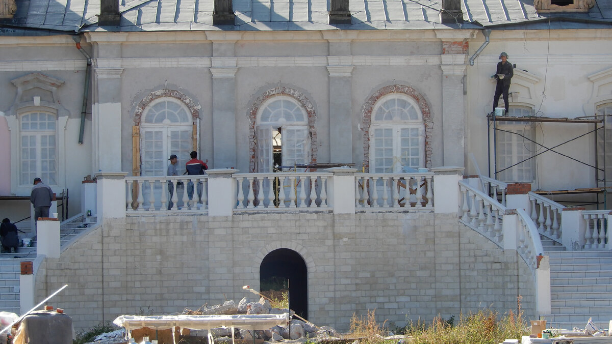 Реставрация усадьбы Ясенево. 17 сентября 2023 г.